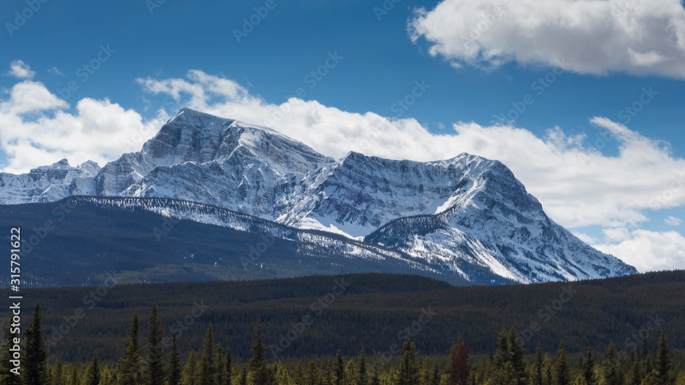 The Rocky Mountains on a sunny day The Rocky Mountains on a sunny day