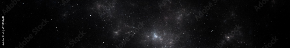 space texture illustration with stars and nebula