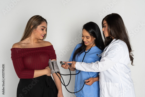 Medical Team With Patient