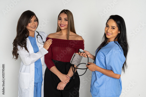 Medical Team With Patient