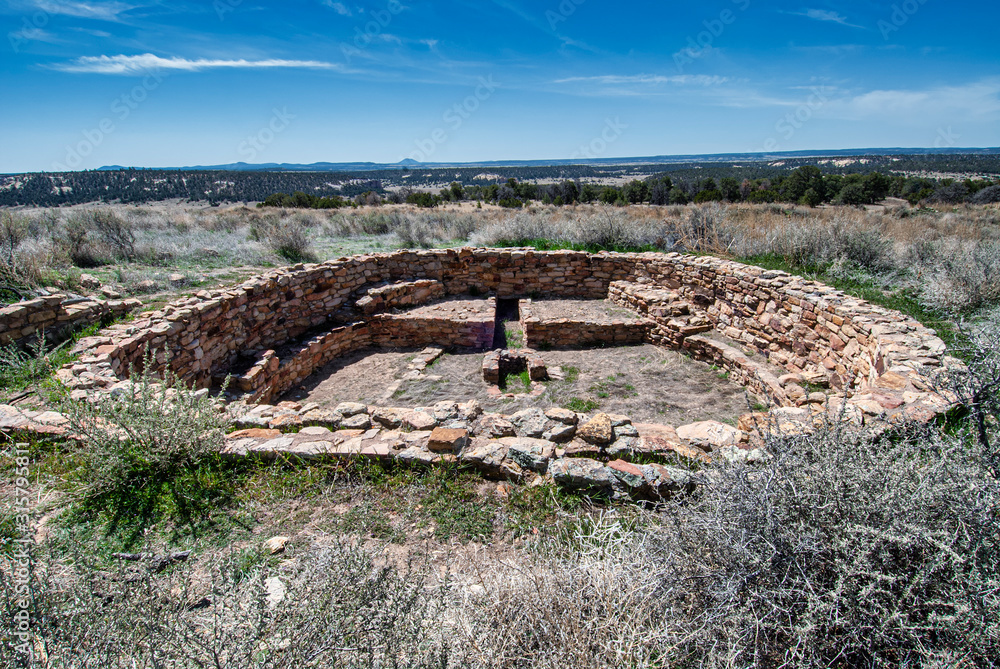 Ancestral Puebloan culture Ruin El Morro New Mexico 