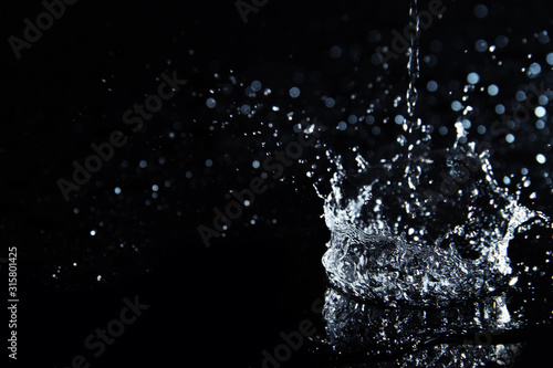 Water splash background