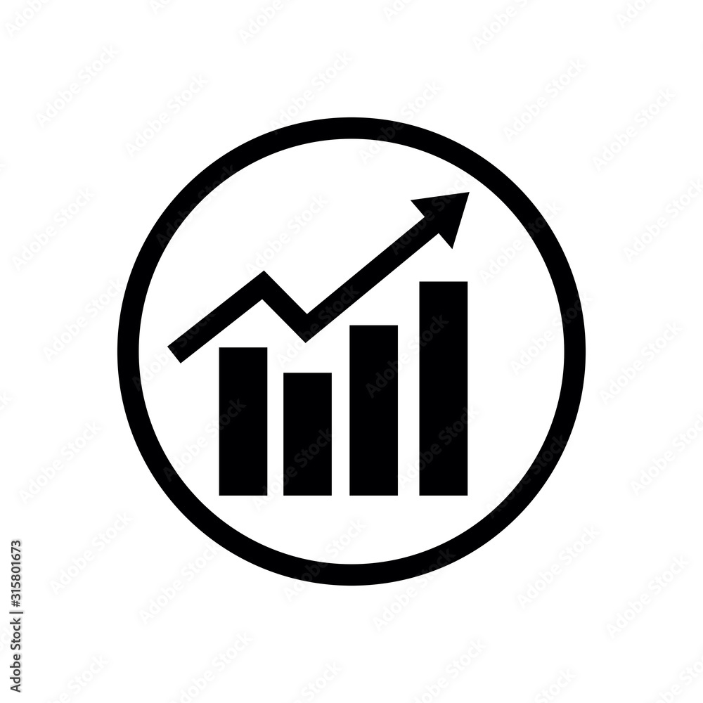 graph icon, financial icon, chart icon graph icon, financial icon, chart icon