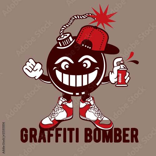 Graffiti Bomber Character Design