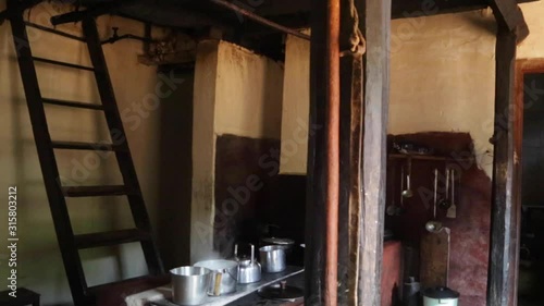 A traditional kitchen in a small town, Rio Vermelho, Minas Gerais, Brazil photo