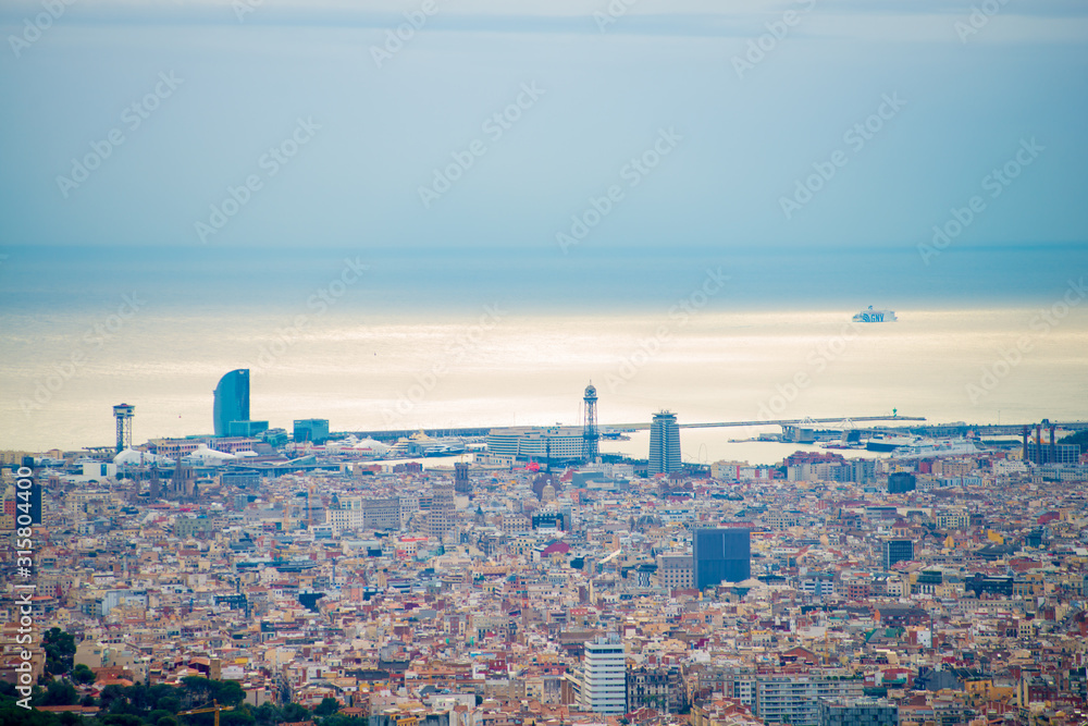 Tourists destination Barcelona, Spain. Barcelona is known as an Artistic city located in the east coast of Spain..