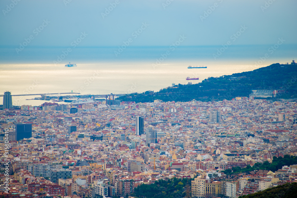 Tourists destination Barcelona, Spain. Barcelona is known as an Artistic city located in the east coast of Spain..