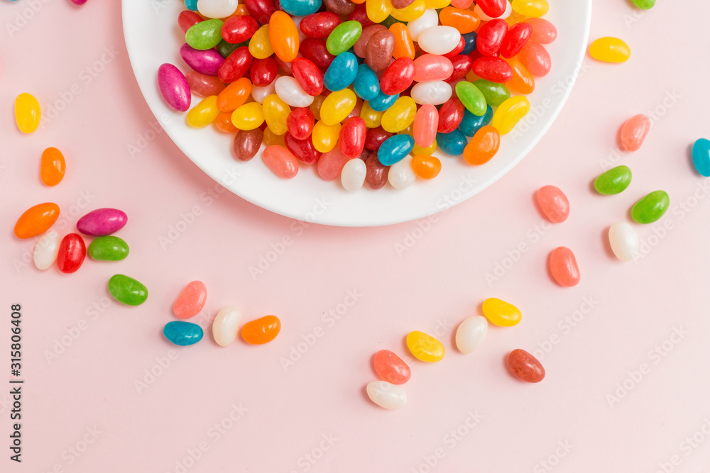Colorful and delicious candy Colorful and delicious candy