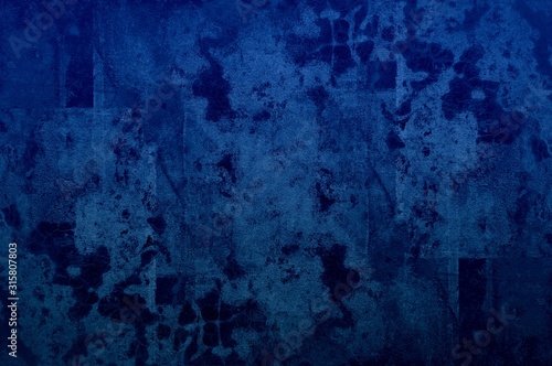 grunge blue color pattern background