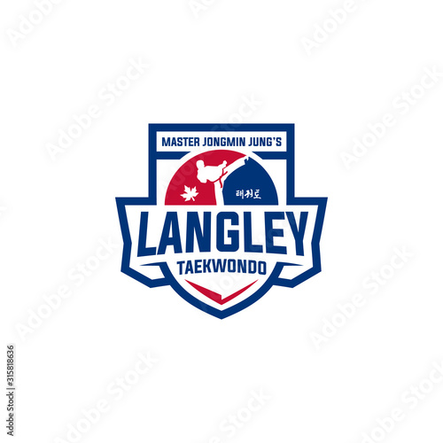 Taekwondo Logo Vector Design