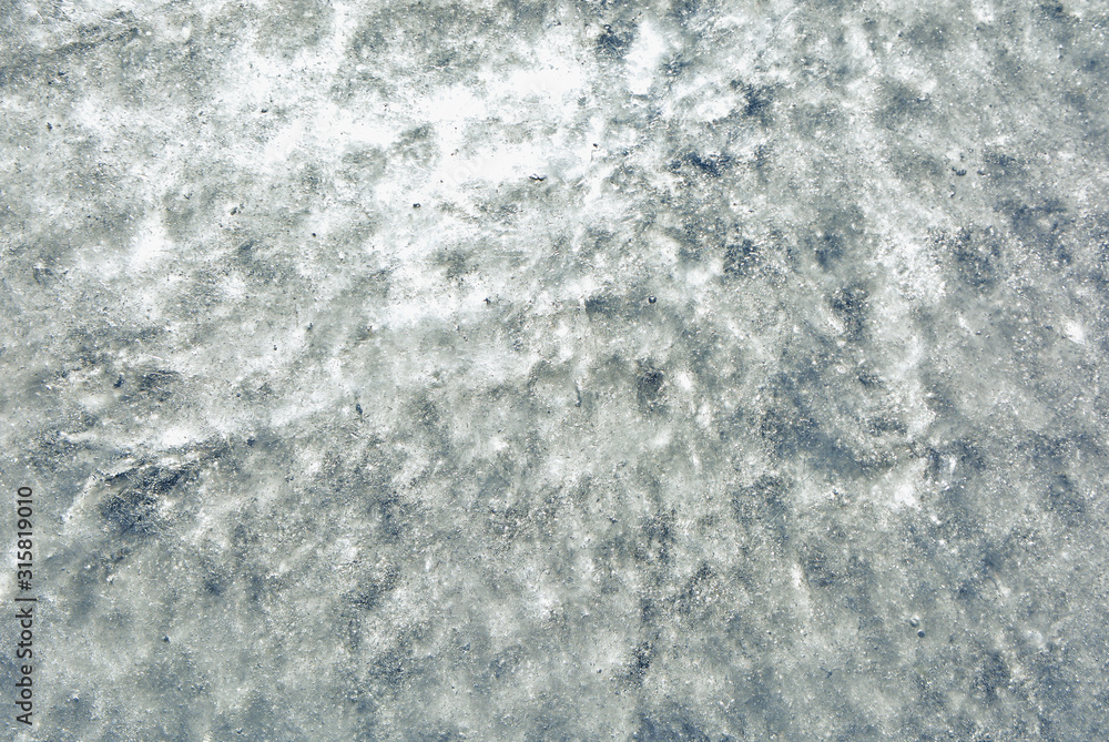 Obraz premium Ice background. The frozen texture of the water