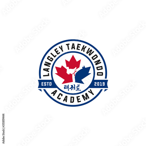 Taekwondo Logo Vector Design