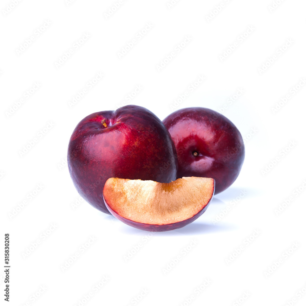 Plum or Sweet Ripe Plum fruit on a background new. Plum or Sweet Ripe Plum fruit on a background new.