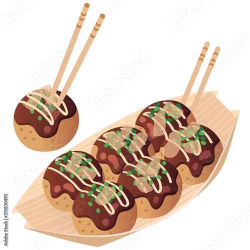 Obraz na płótnie たこ焼き（お祭）