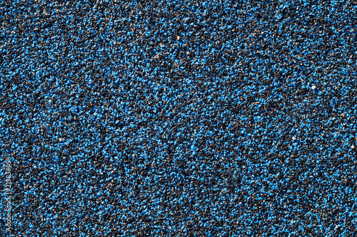 rubberised ground cover surface texture with blue colour