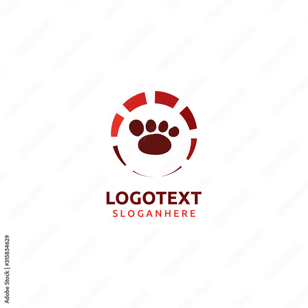 Foot print logo design template. foot vector icon. Foot print logo design template. foot vector icon.