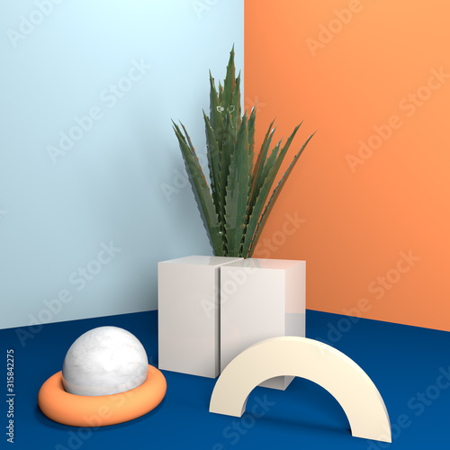 3d background for product showcase