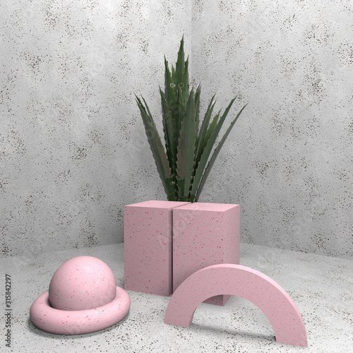 3d background for product showcase