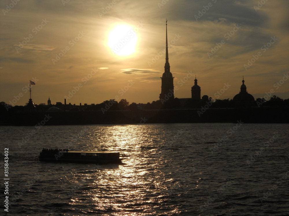 sunset Saint Petersburg