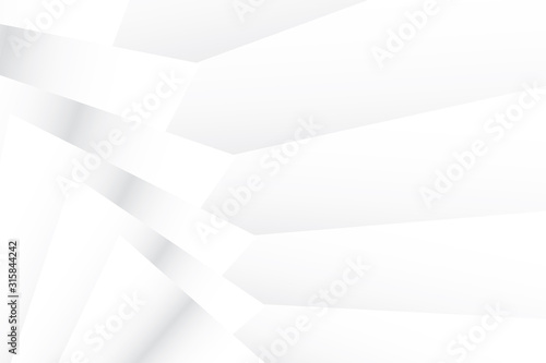 Abstract geometric white and gray color background. Vector  illustration. 