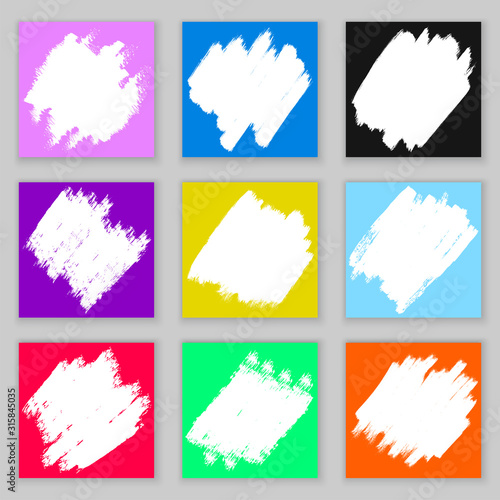 brush paint background collection