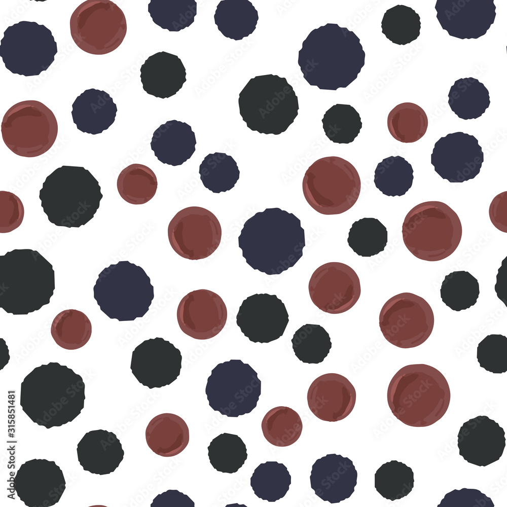 Abstract continuous pattern of dot polka Abstract continuous pattern of dot polka
