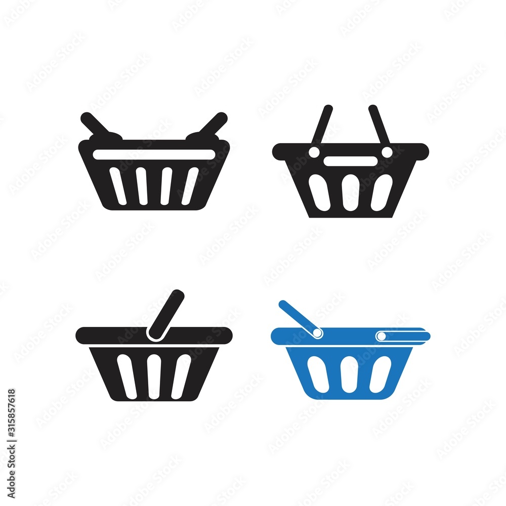 Basket shooping logo