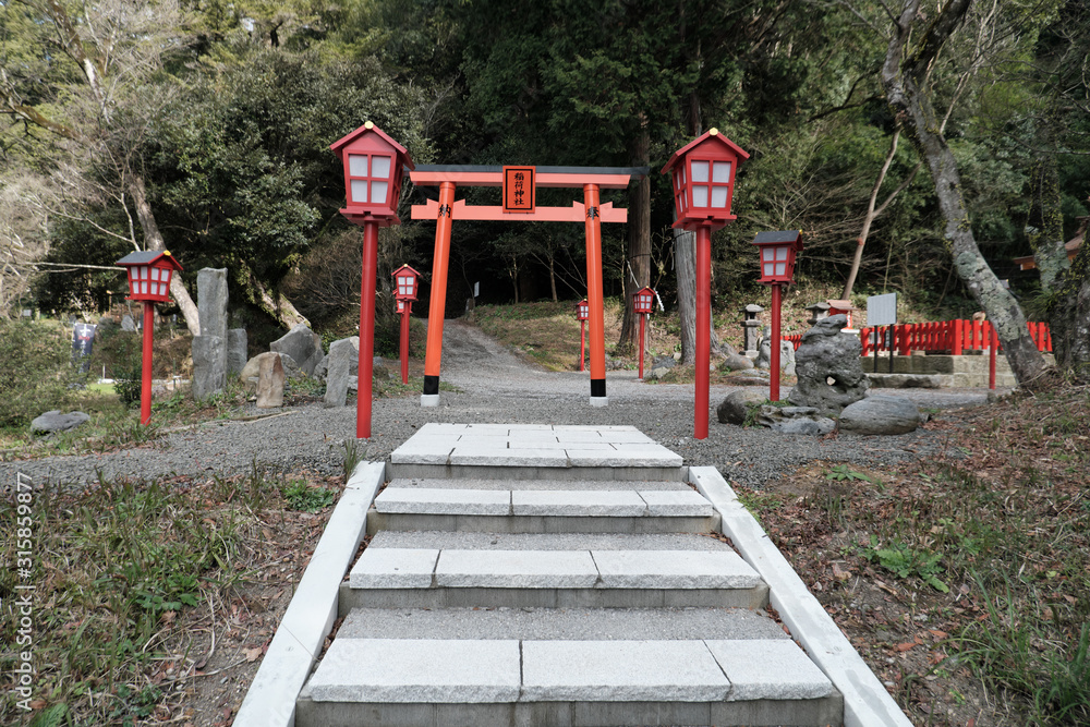 姶良稲荷神社の入り口 姶良稲荷神社の入り口