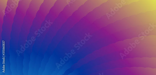 Fluid shapes constitute a color geometric abstract background