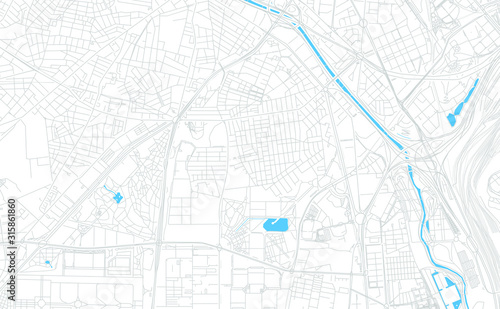 Usera, Spain bright vector map