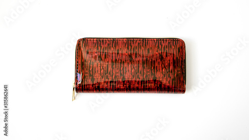women purse isolated on white background