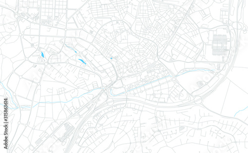 Alcobendas, Spain bright vector map