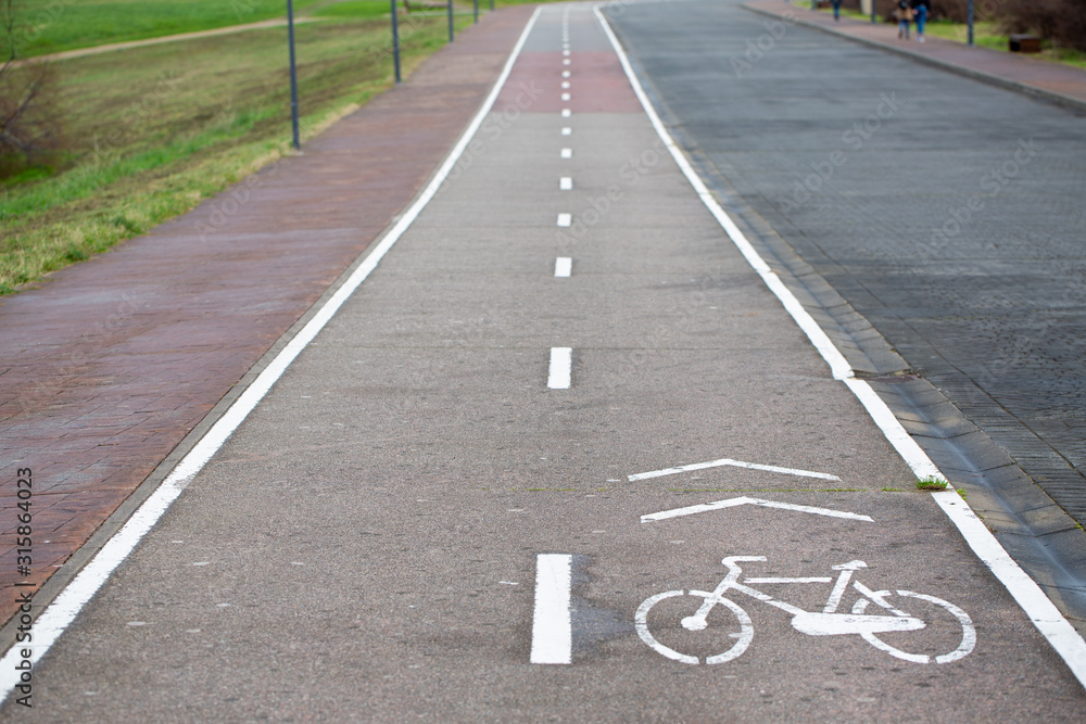 Obraz premium Carril bici