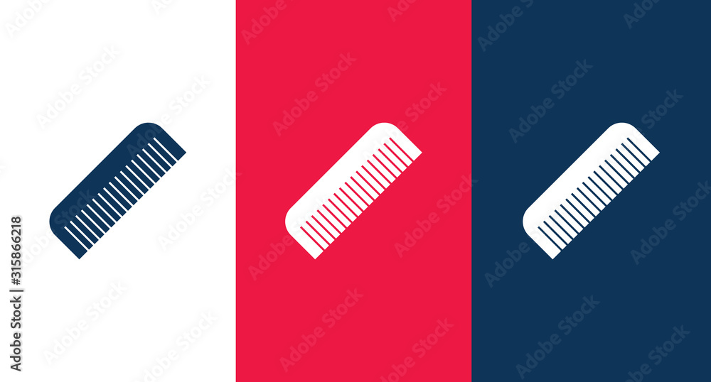 Comb icon for web and mobile Comb icon for web and mobile