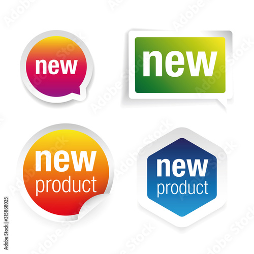 New Product label tag set