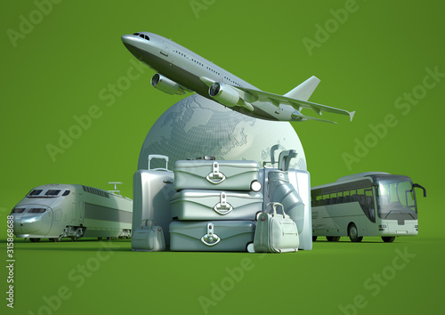 Multi transport travel green