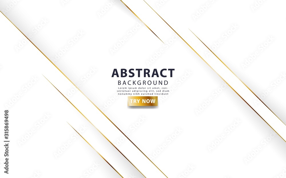 modern white abstract background with golden line modern white abstract background with golden line