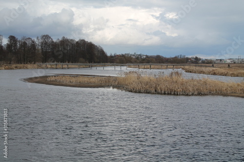 lake in spring photo