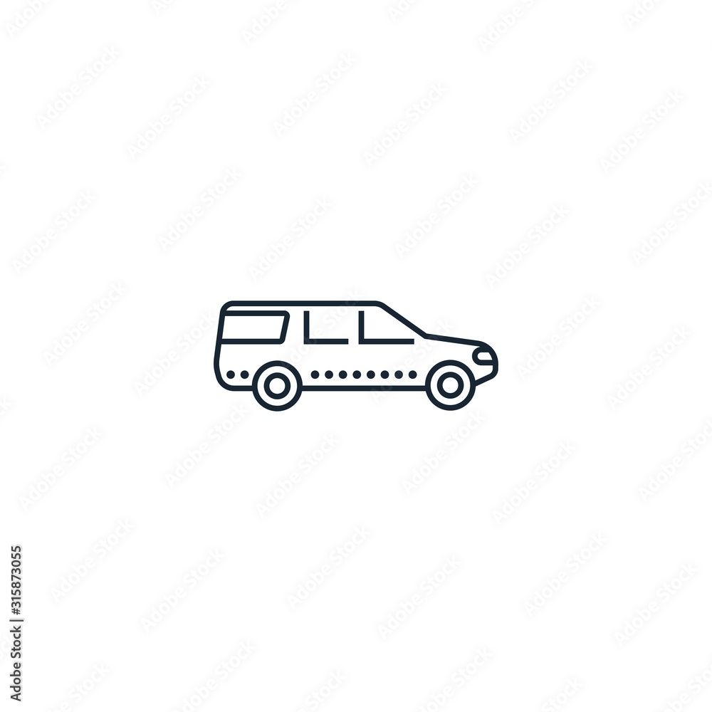 station wagon creative icon. From Transport icons collection. Isolated station wagon sign on white background station wagon creative icon. From Transport icons collection. Isolated station wagon sign on white background