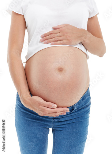 Pregnant woman belly © Dmitriy Melnikov