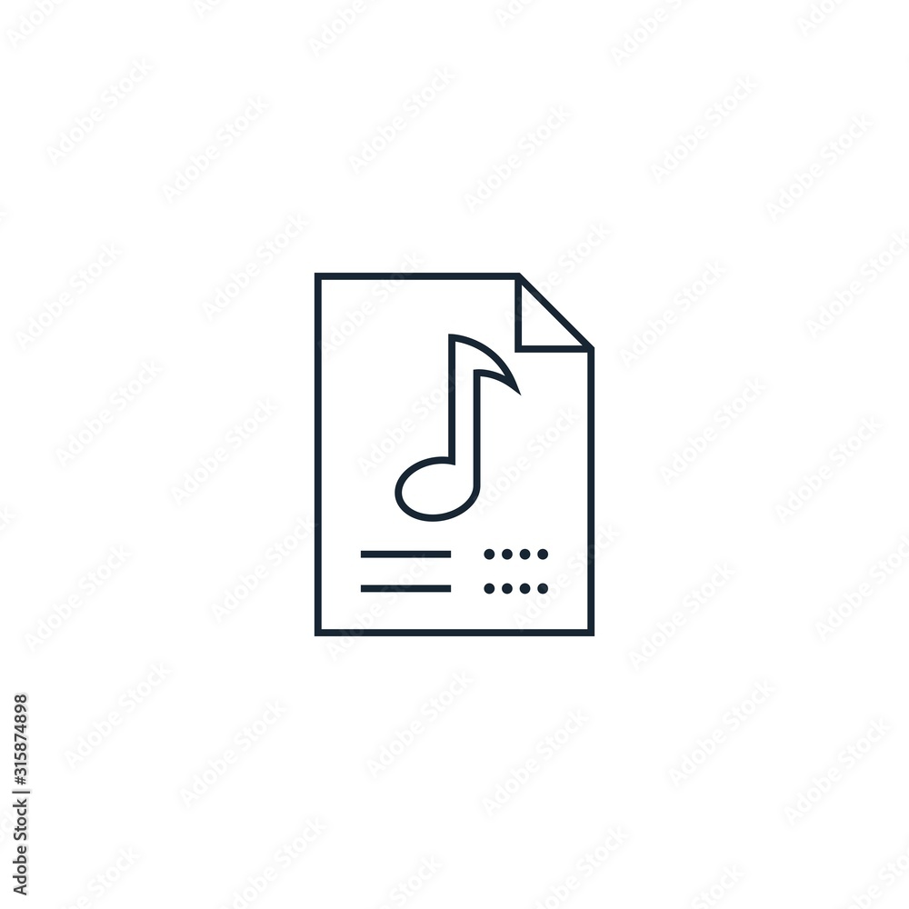 playlist creative icon. From Music icons collection. Isolated playlist sign on white background playlist creative icon. From Music icons collection. Isolated playlist sign on white background