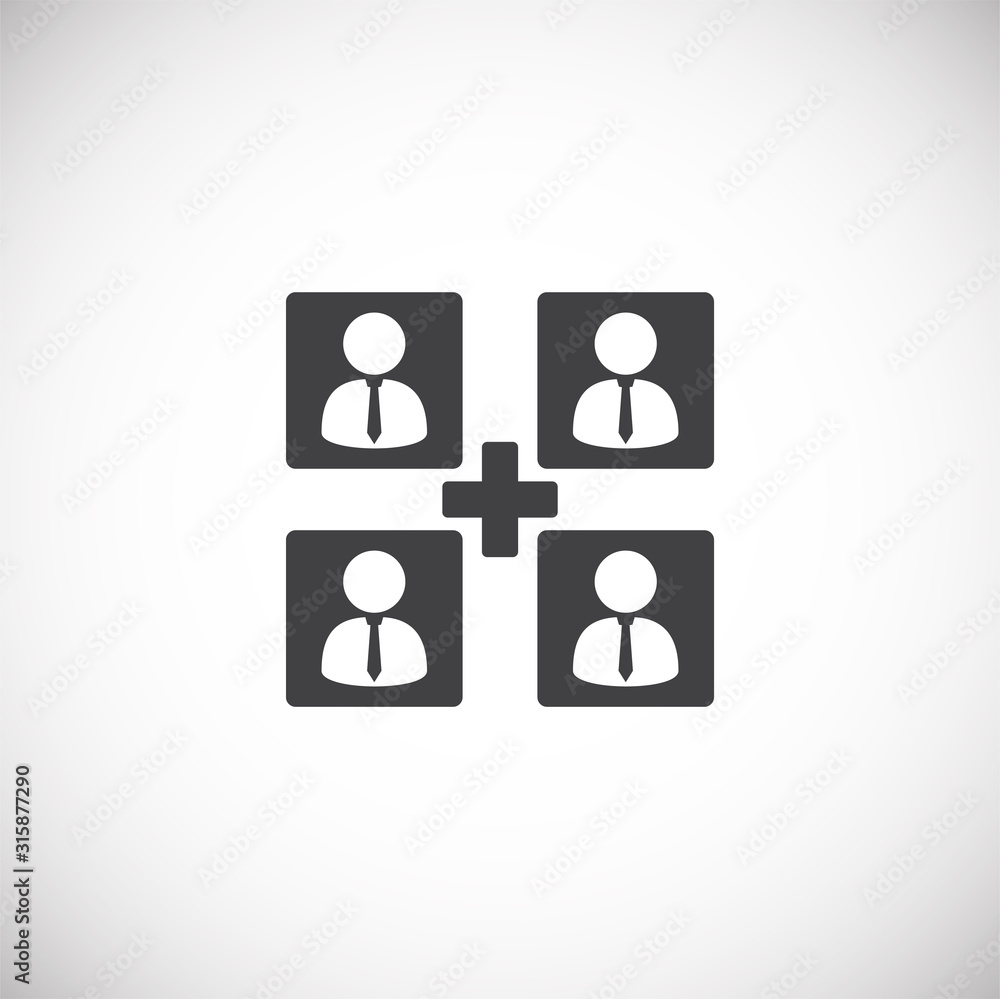 Group of business people related icon on background for graphic and web design. Creative illustration concept symbol for web or mobile app Group of business people related icon on background for graphic and web design. Creative illustration concept symbol for web or mobile app