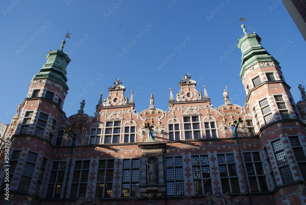 Naklejka premium Fabulous city of Gdansk in Poland