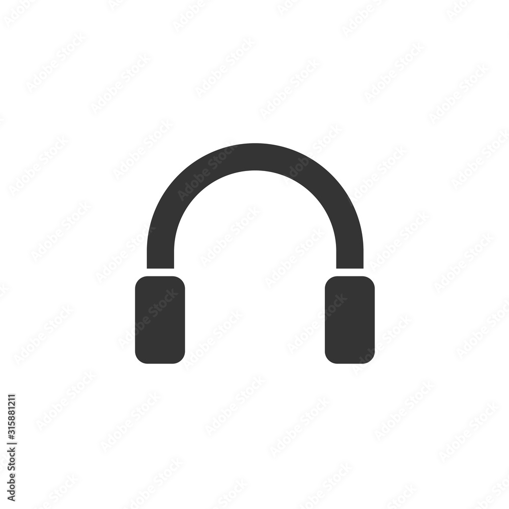 headphones icon vector illustration for website and graphic design headphones icon vector illustration for website and graphic design