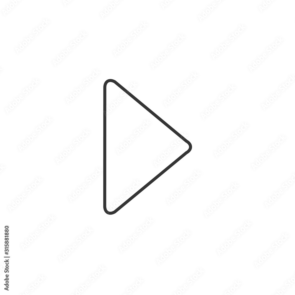 play icon vector illustration for website and graphic design play icon vector illustration for website and graphic design
