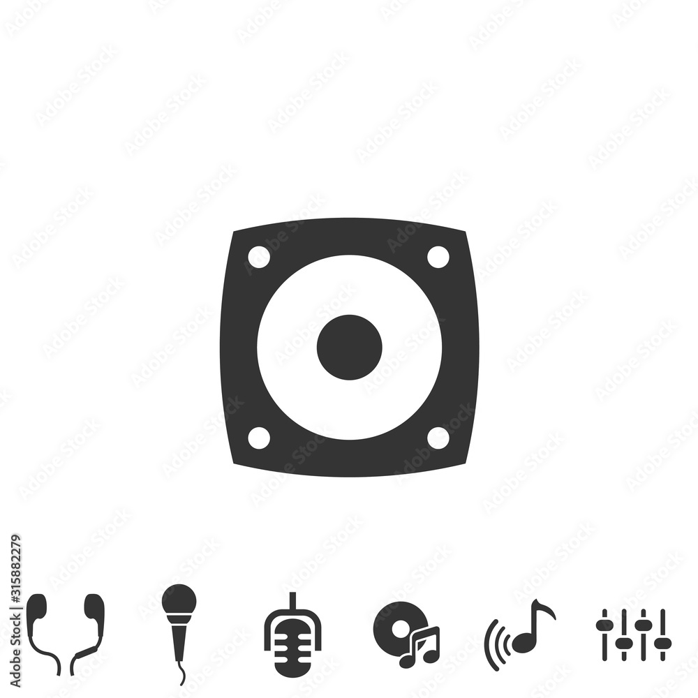 speaker icon vector illustration for website and graphic design speaker icon vector illustration for website and graphic design