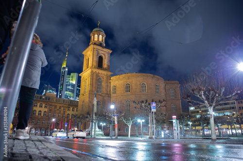 Dom-Römer. The city of old old building in the city of Frankfurt am Main. Old houses and buildings in Germany. 10.01.2020 Frankfurt am Main Germany.