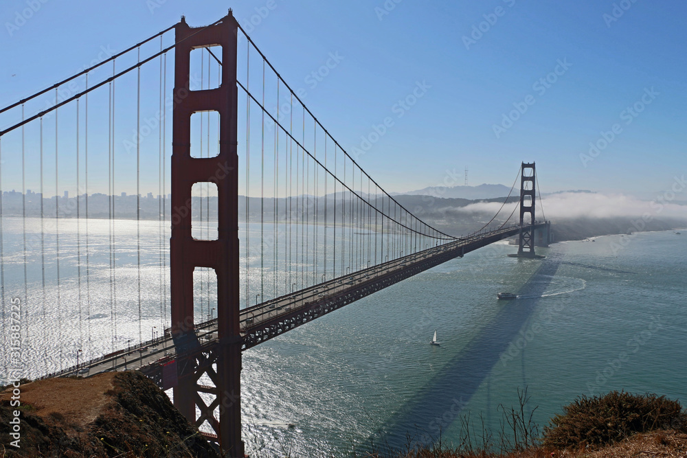 Golden Gate Bridge in San Francisco USA