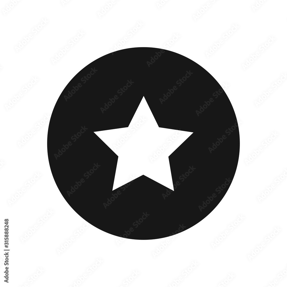 Star vector icon, simple sign for web site and mobile app. Star vector icon, simple sign for web site and mobile app.