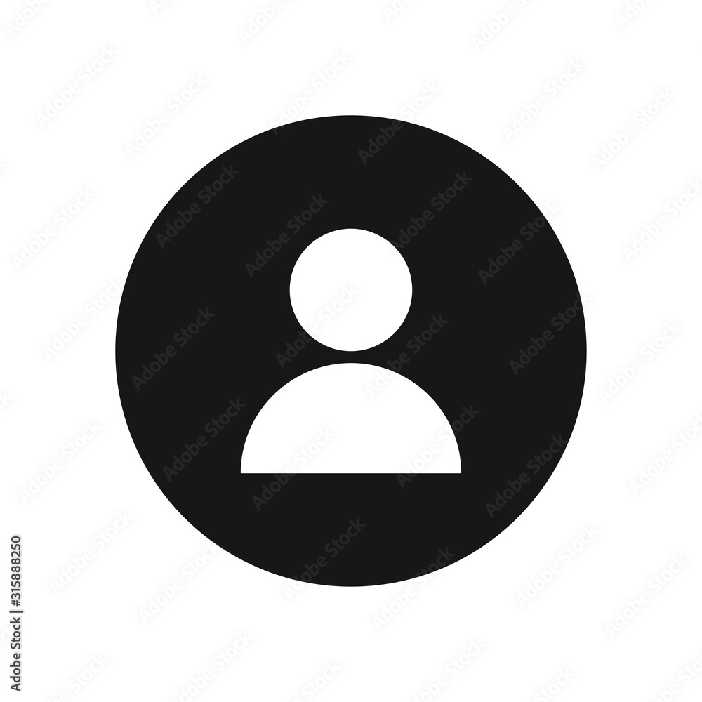 User vector icon, simple sign for web site and mobile app. User vector icon, simple sign for web site and mobile app.